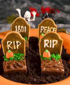 Halloween Brownie Graves