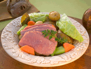 St. Patrick's Day Corned Beef and Cabbage